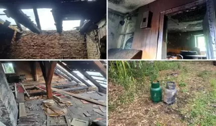 Jedna osoba poszkodowana w pożarze budynku w Gościsławiu