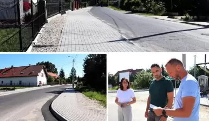 Zakończyła się budowa chodnika przy drodze powiatowej w Jastrzębcach