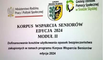 Gmina wspiera i angażuje się na rzecz bezpieczeństwa seniorów