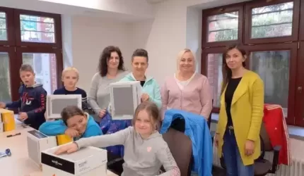 Uczniowie z Udanina na Festiwalu Nauki