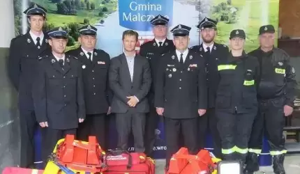 Przekazano sprzęt dla OSP z terenu gminy Malczyce