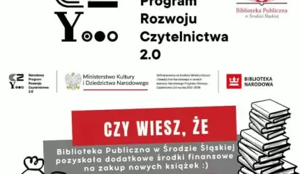 Średzka biblioteka zaprasza po nowości książkowe