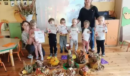 Elfy i Jesienny Kapelusz w Przedszkolu w Ciechowie