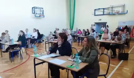 Dyrektorzy na naradzie w SP Rakoszyce