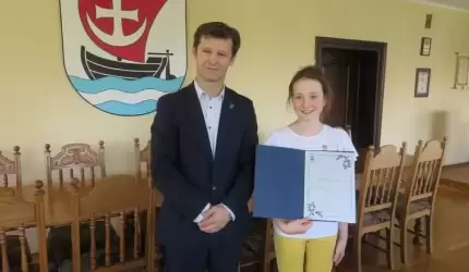 Maja Głowacka laureatką konkursu „Zostań młodym wójtem gminy Malczyce”