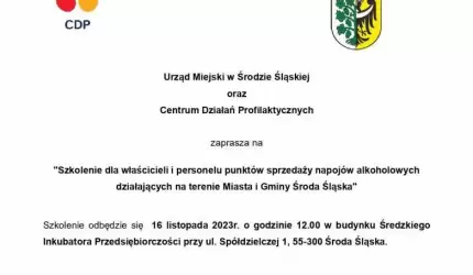 Szkolenie dla właścicieli i personelu punktów sprzedaży napojów alkoholowych