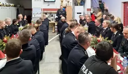 Spotkanie opłatkowe z druhnami i druhami OSP Gminy Udanin