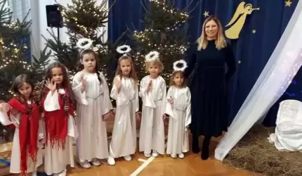 Jesełka w udanińskiej szkole