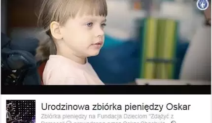 Z okazji swoich urodzin zorganizował zbiórkę