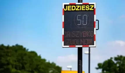 Powiat średzki planuje montaż radarowych wyświetlaczy prędkości