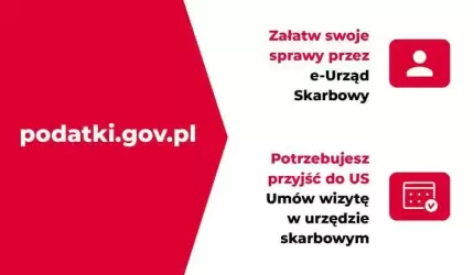 Załatwiaj swoje sprawy przez e-Urząd Skarbowy, a wizytę w urzędzie umawiaj na podatki.gov.pl
