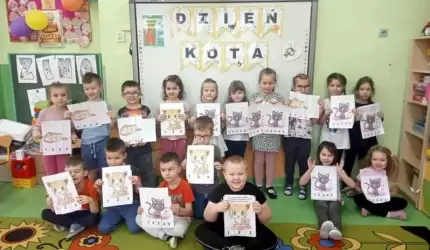 Światowy Dzień Kota w Przedszkolu Publicznym nr 1