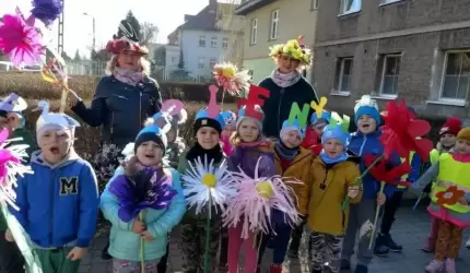 Pierwszy Dzień Wiosny w Przedszkolu Publicznym Nr 1 w Środzie Śląskiej