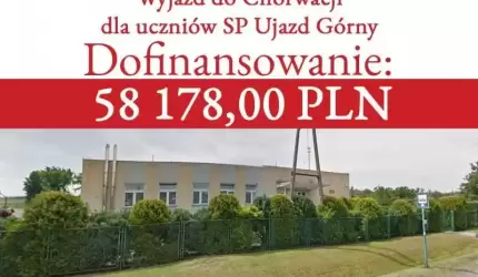 Uczniowie SP z Ujazdu Górnego pojadą do szkoły partnerskiej w Chorwacji