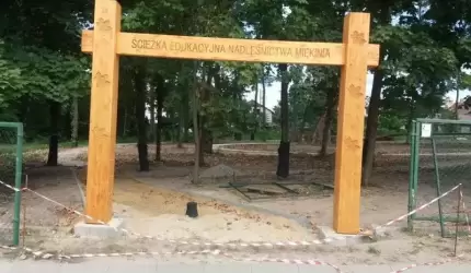 Nadleśnictwo buduje ścieżkę edukacyjną