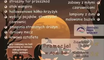 Halloween w Średzkim Parku Wodnym