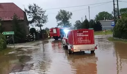 Burze, pożary, auto w rowie (z raportu strażaków)