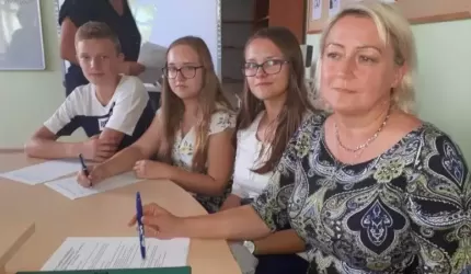 Pierwsza debata w SP Udanin