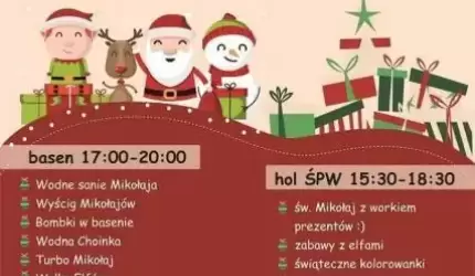 Mikołajki w Średzkim Parku Wodnym