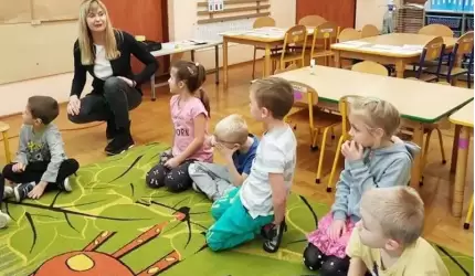 Patriotyczne zajęcia w przedszkolu nr 1