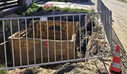 Trwa budowa sieci kanalizacyjnej w Kadłubie