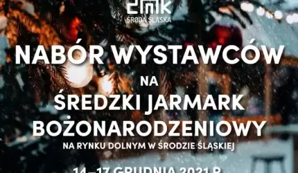 Trwa nabór wystawców na Średzki Jarmark Bożonarodzeniowy
